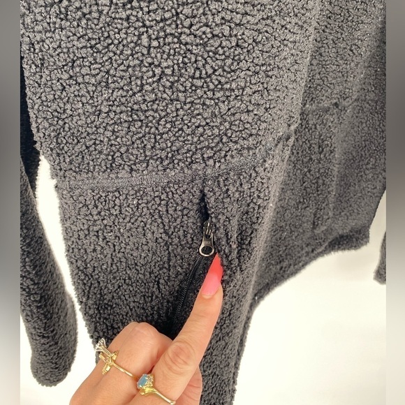 Spyder pullover zip up sherpa teddy fleece hoodie zip pockets size small - Picture 4 of 10